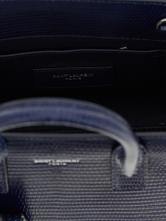 25FW 생로랑 삭 드 주르 나노 레더 398711EABCT4135 Blue - SAINT LAURENT
