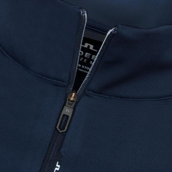  제이린드버그 긴팔 티셔츠 GMJS10978 6855 JL NAVY DOM - J LINDEBERG