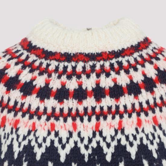 25FW 몽클레어 스웨터 K20989C00003 M7948 F07 WHITE - MONCLER