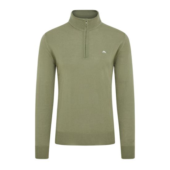  제이린드버그 집업 니트 GMKW11845M311 OIL GREEN DOM