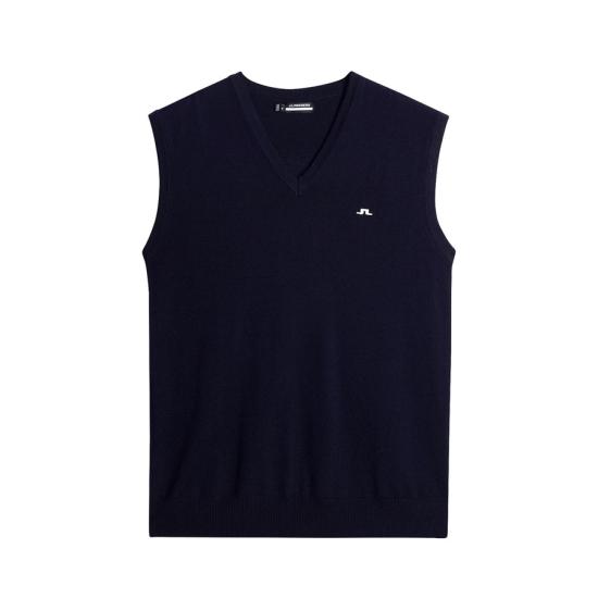 제이린드버그 니트 베스트 GMKW11843 6855 JL NAVY DOM