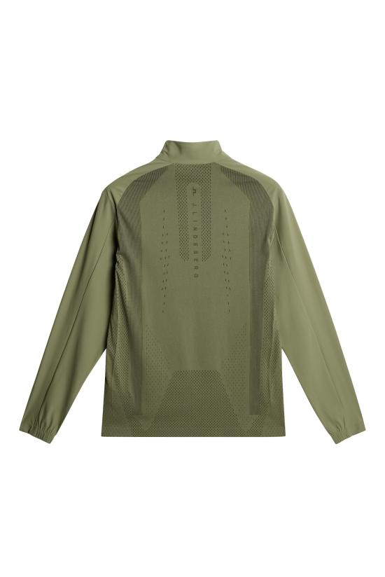  제이린드버그 긴팔 티셔츠 GMJS11962M311 OIL GREEN DOM - J LINDEBERG
