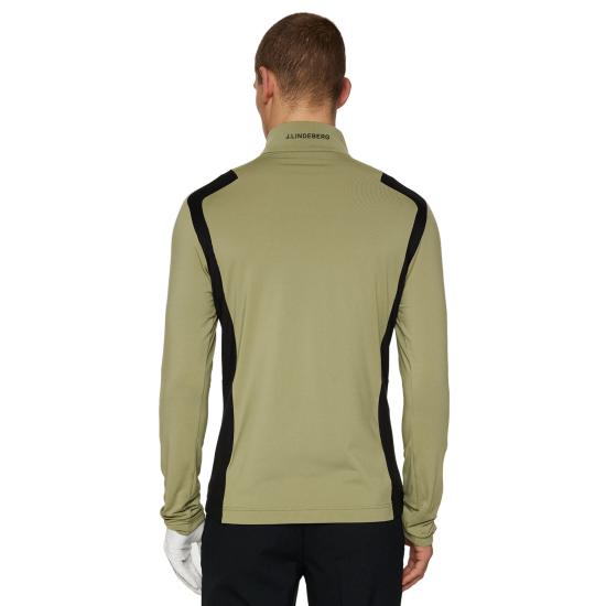  제이린드버그 긴팔 티셔츠 GMJS12062 M311 OIL GREEN DOM - J LINDEBERG