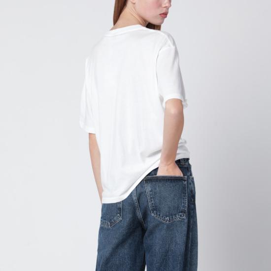 25FW 애니빙 반팔 티셔츠 A 08 11518CO White - ANINE BING