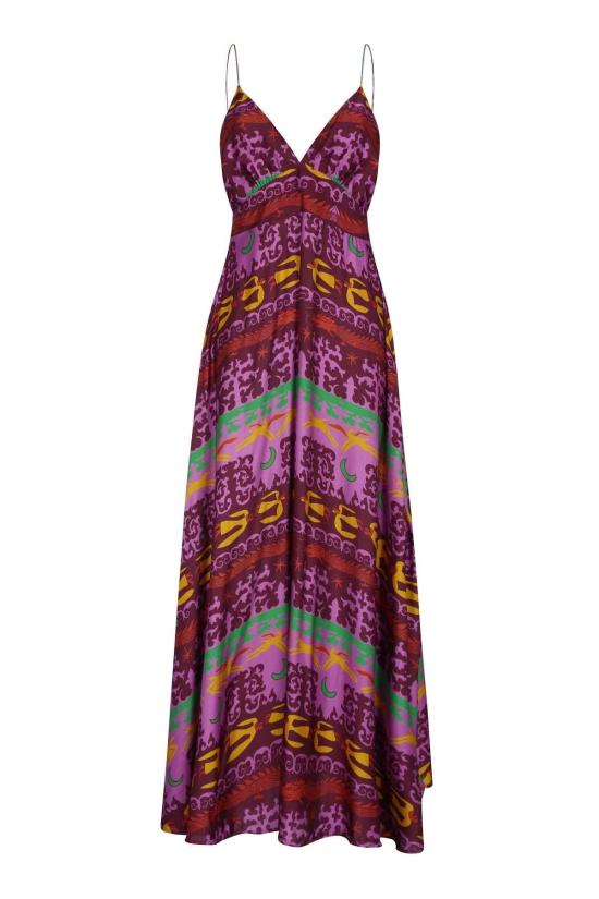  캐롤리나 케이 롱 원피스 캐롤라이나 K 스타 드레스 드래곤 호스 멀티