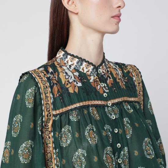 26SS 팜 리오 블라우스 351137CO Green - FARM RIO