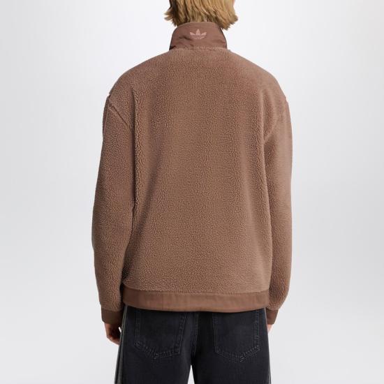 25FW 아디다스 프리미엄 에센셜 폴라 플리스 풀 집 자켓 JW3510PL Brown - ADIDAS