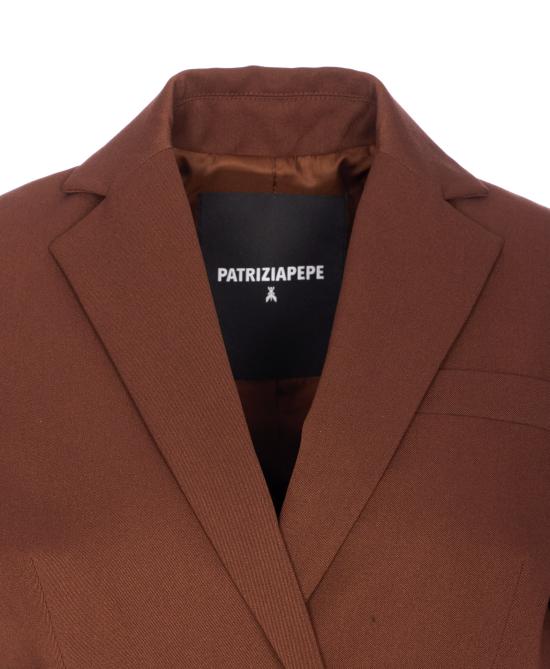 25FW 파트리지아페페 수트 자켓 8S0541 A623B834 Brown - PATRIZIA PEPE