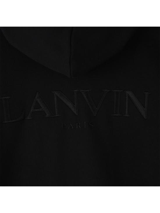 25FW [키즈] 랑방 트레이닝 상의 N30298K 09B BLACK - LANVIN