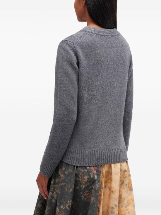 25FW 가니 가디건 K2592 220 Grey - GANNI