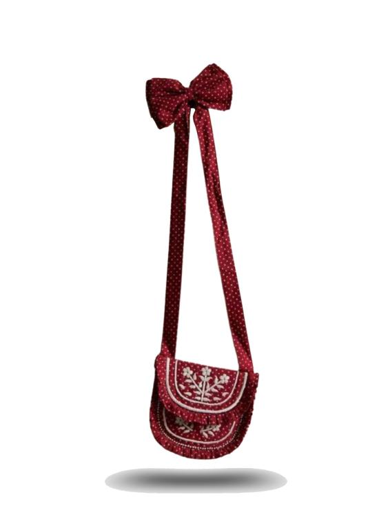 25FW [키즈] BONJOUR 숄더백 BJ4 AW25K REDWINE