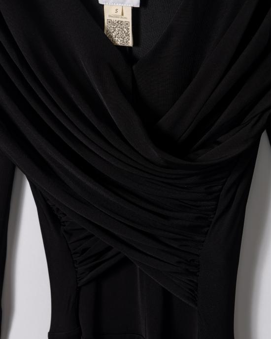 25SS 파투 미디 원피스 JE1459973 999B BLACK Black - PATOU