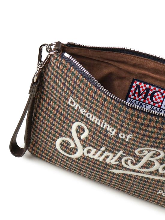 25FW 세인트바쓰 클러치/파우치 PAR0024 01358I Green blue - MC2 SAINT BARTH
