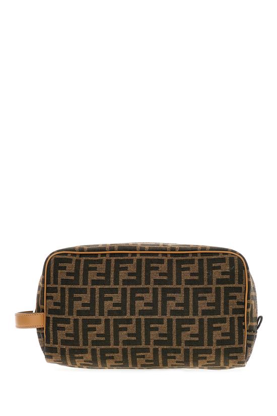 26SS 펜디 FF 자카드 토일레트리 케이스 파우치 7N0141ALWK F1HRM TABMRSANDP