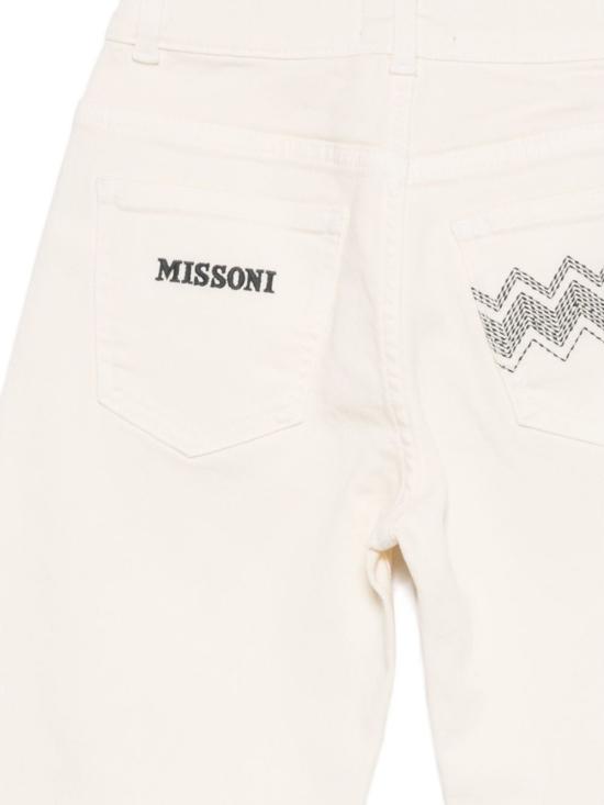25FW [키즈] 미소니 팬츠 MX6P70 D0039 102 Cream - MISSONI