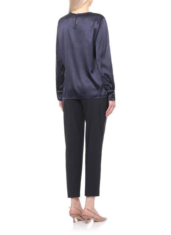 25FW 빠니깔레 블라우스 D371151G 37D39B0590 Blue - Panicale