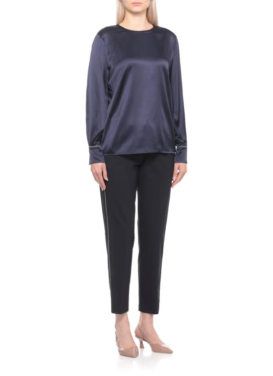 25FW 빠니깔레 블라우스 D371151G 37D39B0590 Blue - Panicale