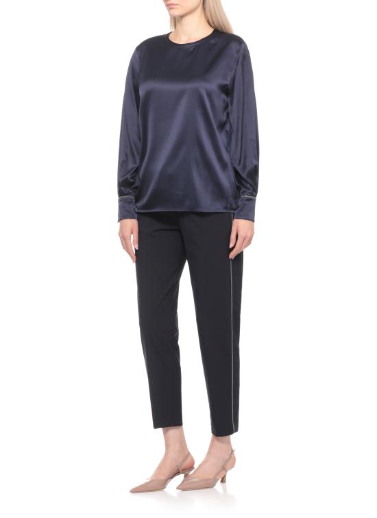 25FW 빠니깔레 블라우스 D371151G 37D39B0590 Blue - Panicale