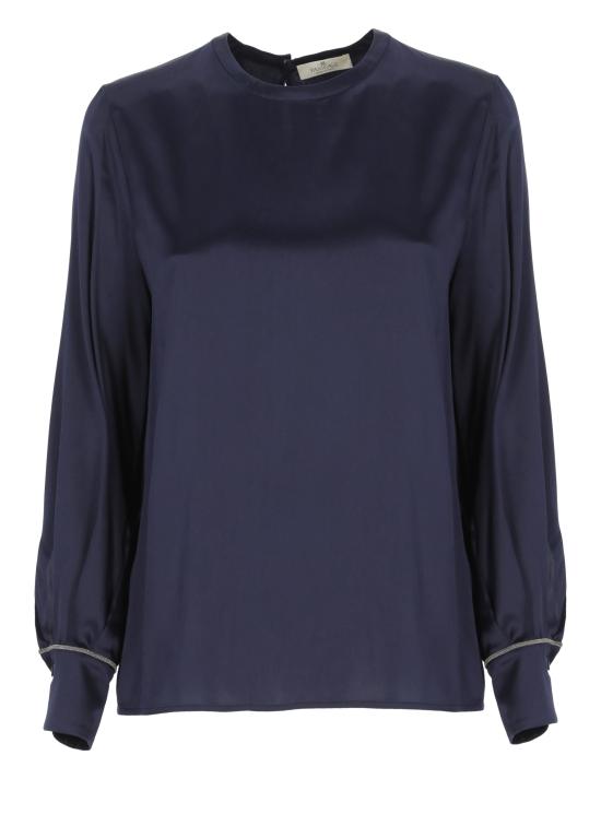 25FW 빠니깔레 블라우스 D371151G 37D39B0590 Blue