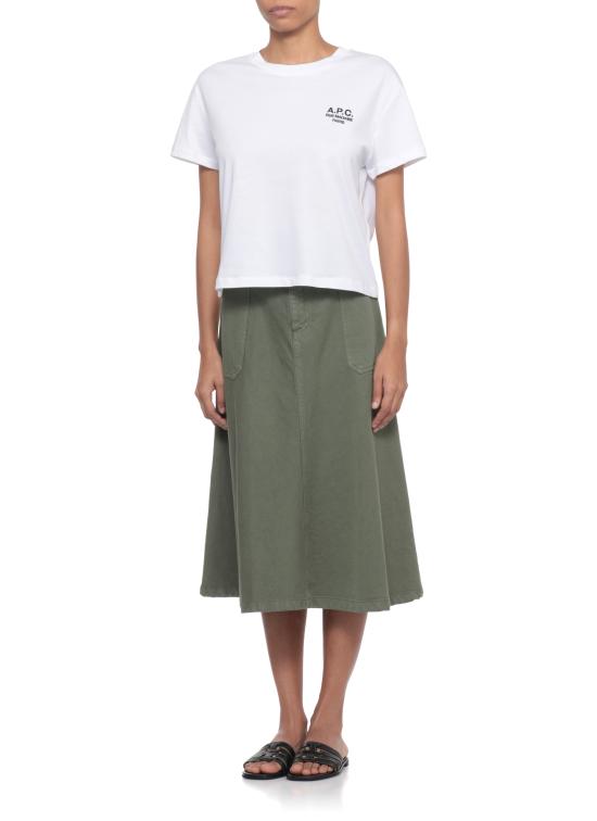 25FW 아페쎄 반팔 티셔츠 COHBM F26389 TAE White - A.P.C.