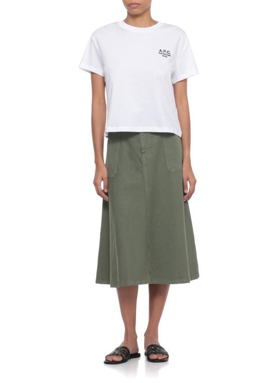 25FW 아페쎄 반팔 티셔츠 COHBM F26389 TAE White - A.P.C.