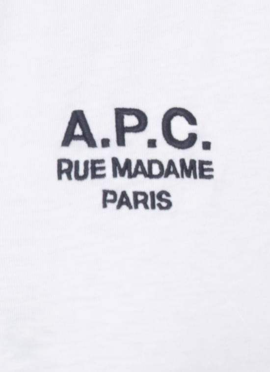 25FW 아페쎄 반팔 티셔츠 COHBM F26389 TAE White - A.P.C.