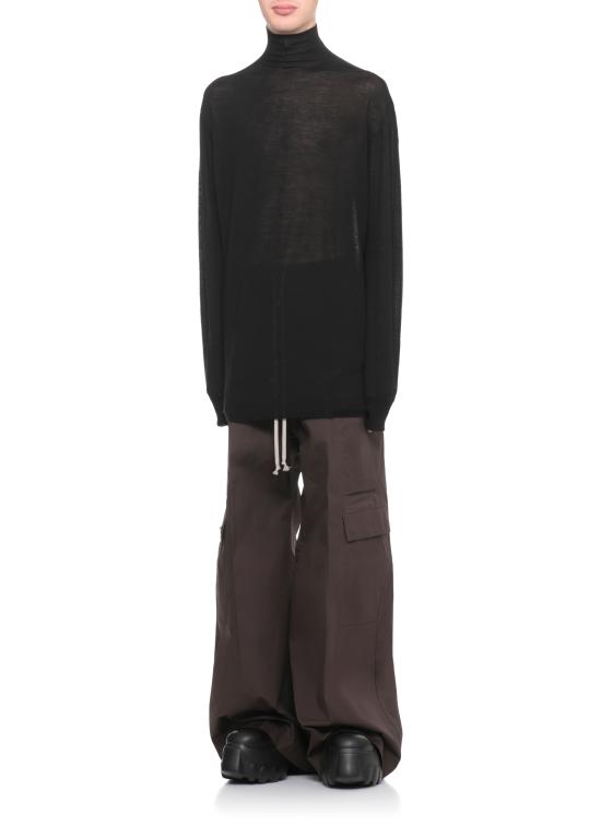 25FW 릭 오웬스 스웨터 RU02E1626 M09 Black - RICK OWENS