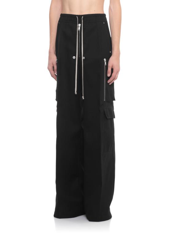 25FW 릭 오웬스 스트레이트 팬츠 RU02E1339 WDET109 Black - RICK OWENS