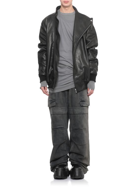 25FW 릭 오웬스 반팔 티셔츠 RU02E1274 JA06 Grey - RICK OWENS