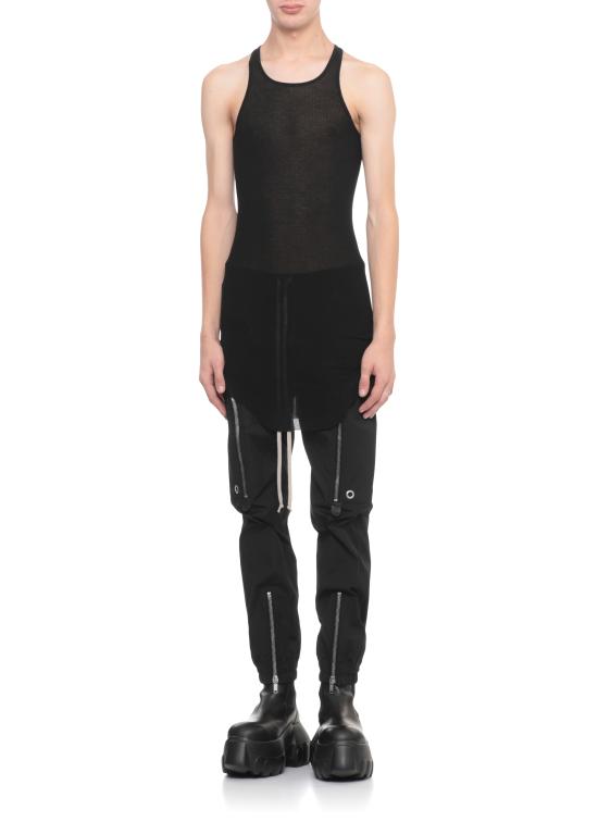 25FW 릭 오웬스 민소매 티셔츠 RU02E1150 RC09 Black - RICK OWENS