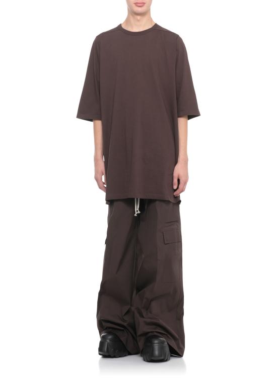 25FW 릭 오웬스 반팔 티셔츠 RU02E1274 JA78 Brown - RICK OWENS