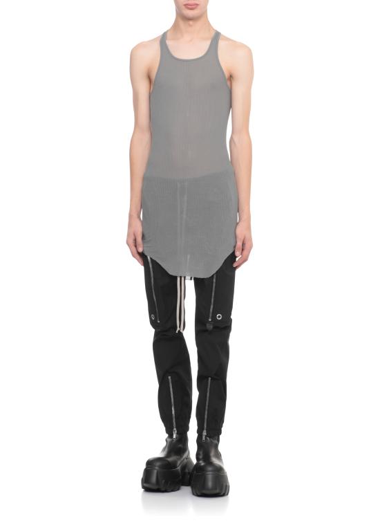 25FW 릭 오웬스 민소매 티셔츠 RU02E1150 RC06 Grey - RICK OWENS