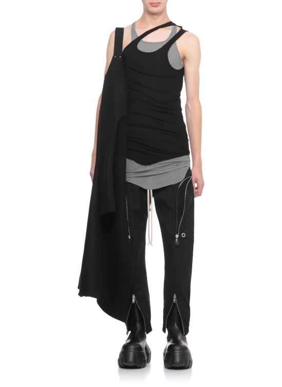 25FW 릭 오웬스 민소매 티셔츠 RU02E1150 RC06 Grey - RICK OWENS