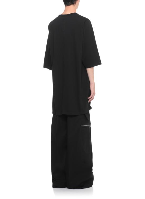 25FW 릭 오웬스 반팔 티셔츠 RU02E1274 JA09 Black - RICK OWENS