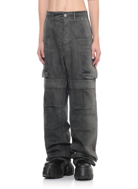 25FW 릭 오웬스 데님 팬츠 RU02E1346 DKDEG78D Grey - RICK OWENS