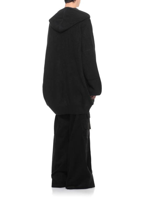 25FW 릭 오웬스 가디건 RU02E1688 KWP09 Black - RICK OWENS