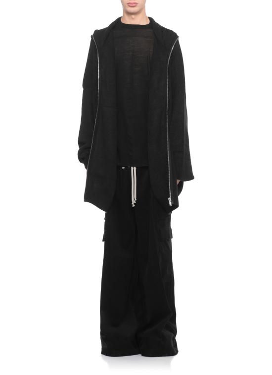 25FW 릭 오웬스 가디건 RU02E1688 KWP09 Black - RICK OWENS