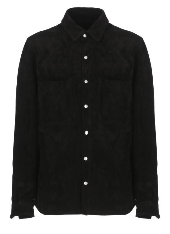 25FW 릭 오웬스 가죽 자켓 RU02E1744 LCS09 Black