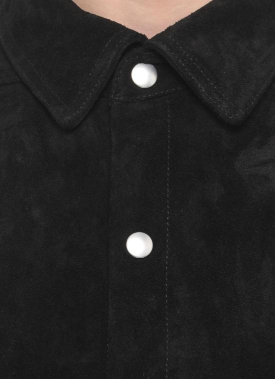 25FW 릭 오웬스 가죽 자켓 RU02E1744 LCS09 Black - RICK OWENS