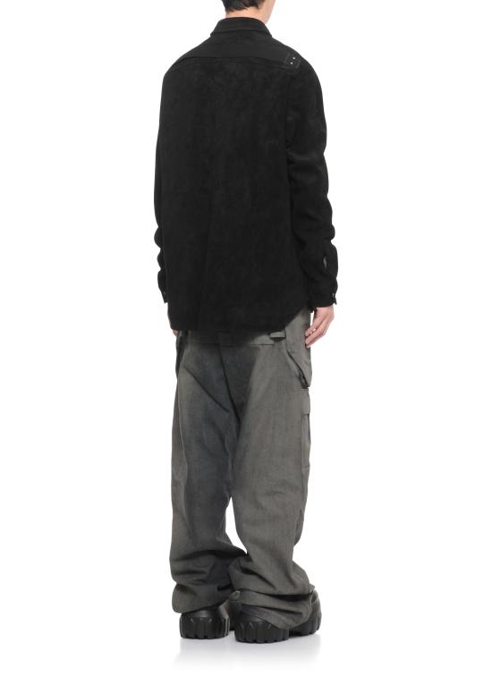 25FW 릭 오웬스 가죽 자켓 RU02E1744 LCS09 Black - RICK OWENS
