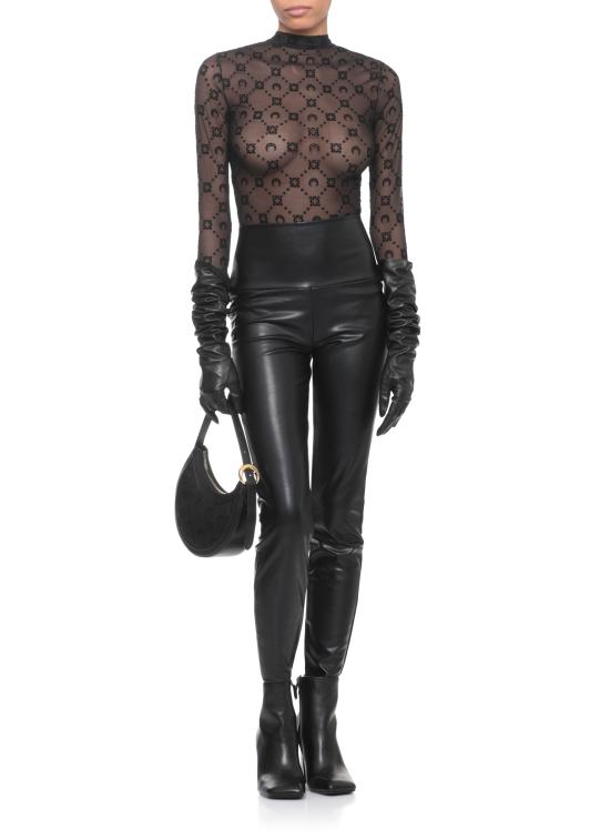 25FW 노마카말리 레깅스 ST4247LV004 001 Black - NORMA KAMALI