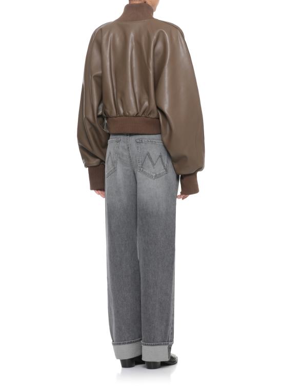 25FW 노마카말리 가죽 자켓 ST3254LVR31 867 Brown - NORMA KAMALI