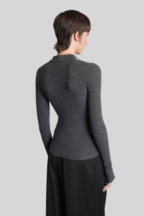 25FW 가니 블라우스 428889 K2601 GREY - GANNI