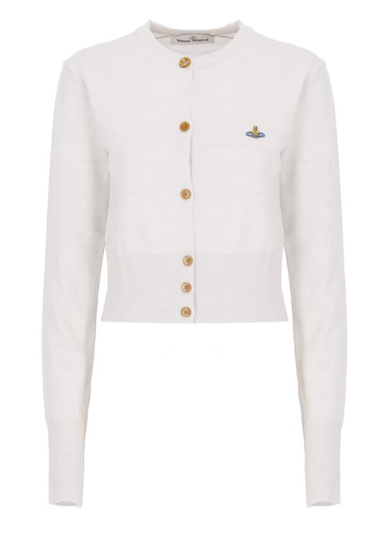 25FW 비비안웨스트우드 BEA 베아 크롭 가디건 1803002U Y0006P403 Grey