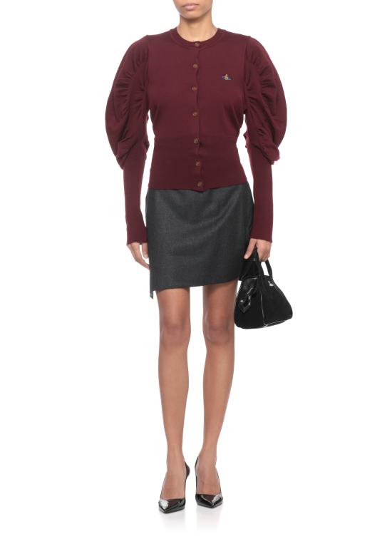 25FW 비비안웨스트우드 가디건 1803005B Y0006H410 Bordeaux - VIVIENNE WESTWOOD