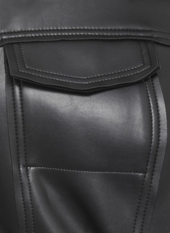 25FW 노마카말리 가죽 자켓 ST3254LV014 001 Black - NORMA KAMALI