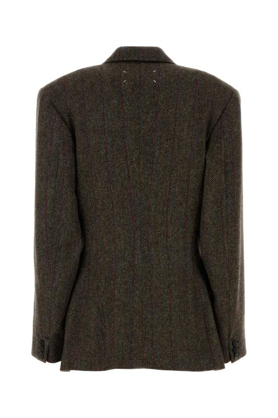 25FW 마르지엘라 수트 자켓 S29BN0413M35607 001F Stripped - MAISON MARGIELA