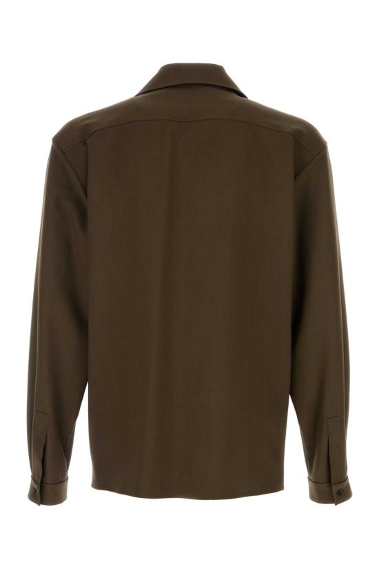 25FW 더로우 긴팔 셔츠 1215W4220 SPK Green - THE ROW