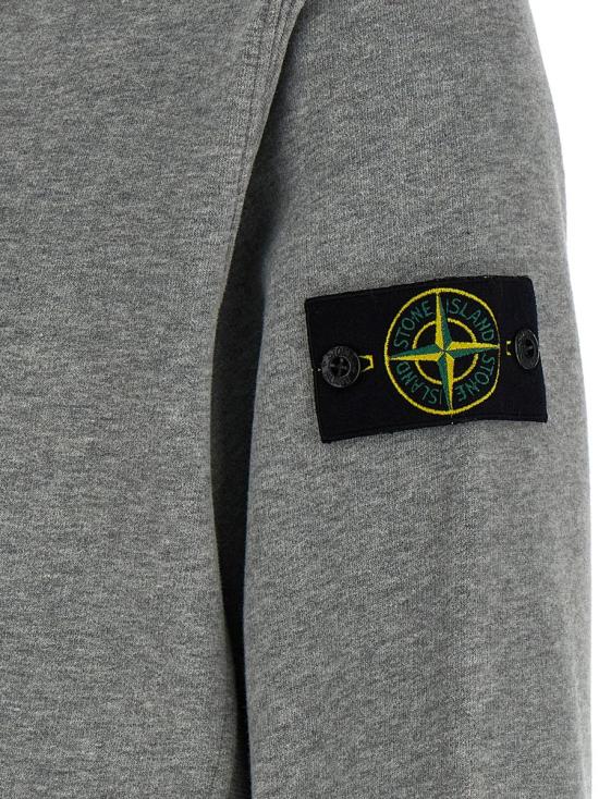 25FW 스톤 아일랜드 후드 티셔츠 K2S156100029S0M20V0M64 MELANGE GRAY DOM - STONE ISLAND