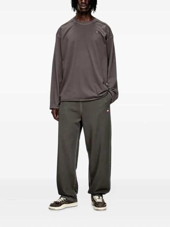 25FW 디젤 T CRAHOR BOXT 롱슬리브 T1 A194640NIAX93R GREY DOM - DIESEL